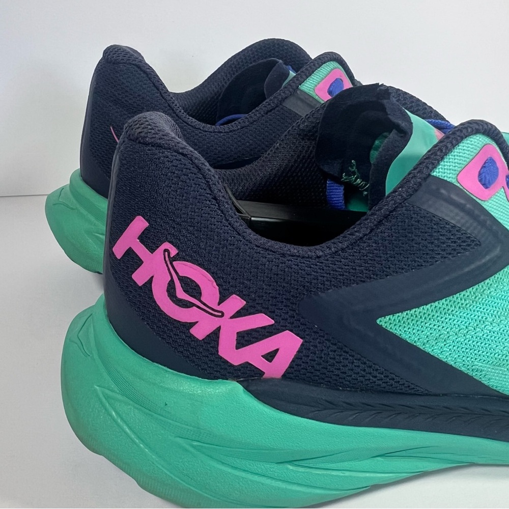 Hoka One One Zinal Womens Size 9.5 B Teal Running Shoes Atlantis Outer Space - Picture 4 of 13